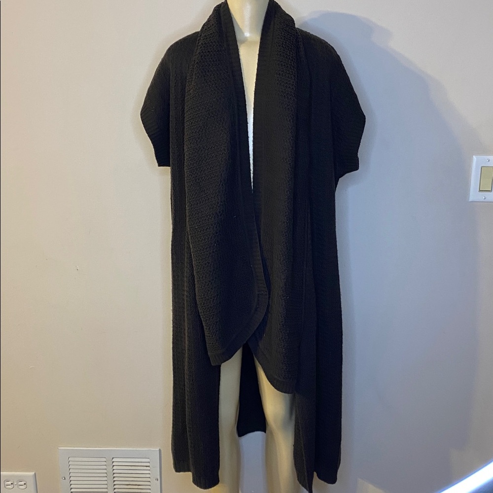 Yaya Aflalo Brown Open Front Cardigan Size Large